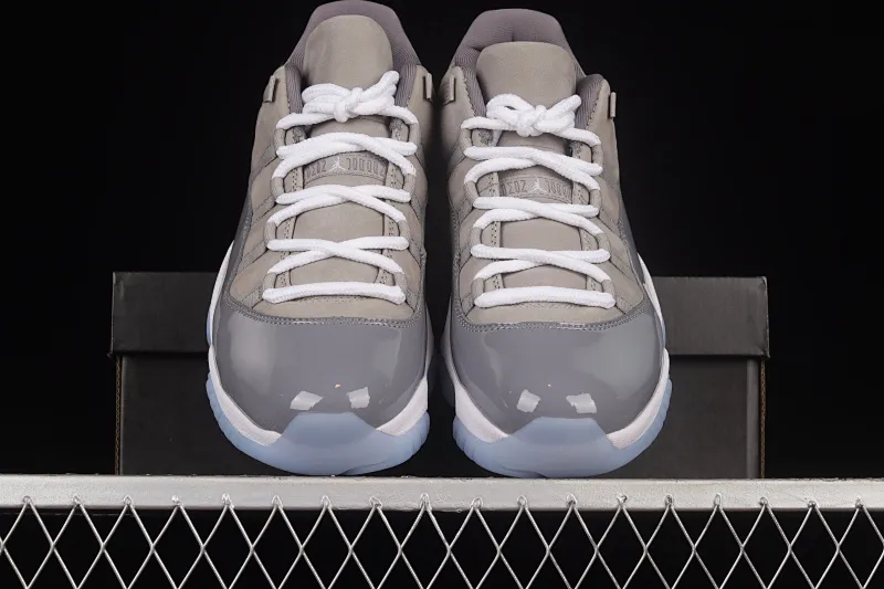 All categories Air Jordan Jordan series basketball shoes Air Jordan 11 F version Air Jordan 11 Low "Cool Grey" AJ11 Joe 11 cool gray genuine standard genuine carbon 528895-003